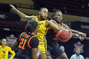 WVU women's basketball team staves off Oklahoma State, advances to Big 12 title game with 59-50 win